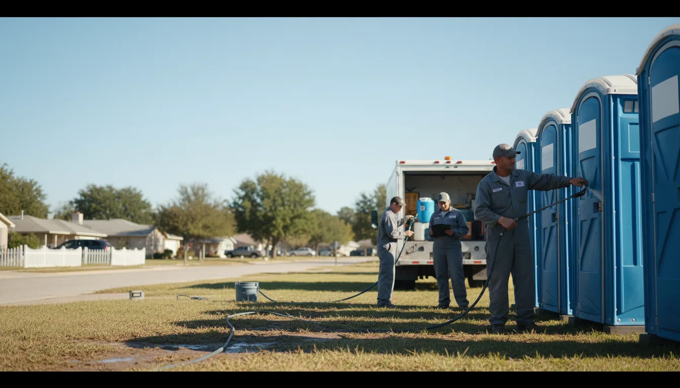 Long-Term Portable Toilet Rental in Weidman, MI near me